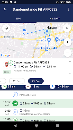 WeTrackZW Screenshot 2