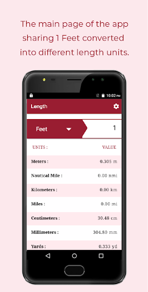 Length Converter - convert m, km, miles, yard Screenshot 0