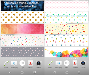 Sticky Memo Notepad *Dots* 2 Free Screenshot 0