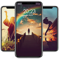 Sunset Wallpaper with Girl 4K