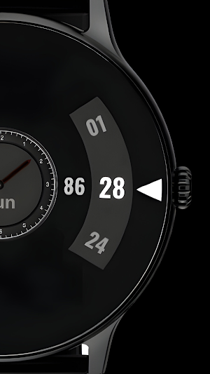 BLACK CALM Watch Face Screenshot 2