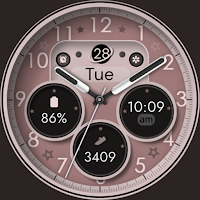 Dream 145 Rose Gold Watch Face