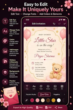 Invitation Maker Screenshot 2