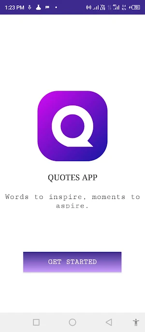 Quotes App Screenshot 0