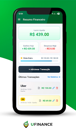 Ufinance: Metas p/ Motoristas Screenshot 0