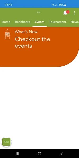 TPG Sports Events Screenshot 2