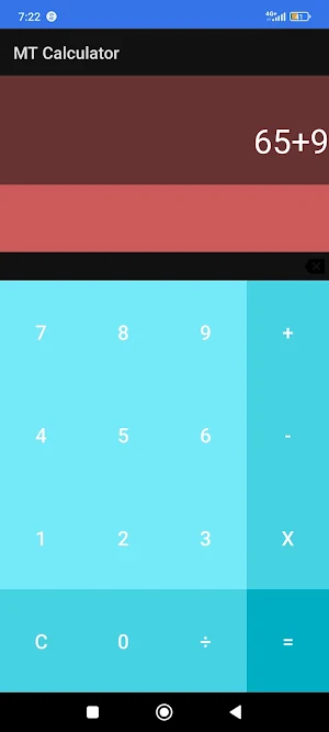 M calculator Screenshot 0