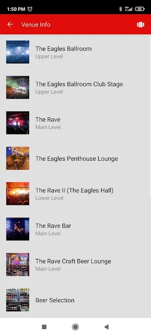 The Rave / Eagles Club Screenshot 2