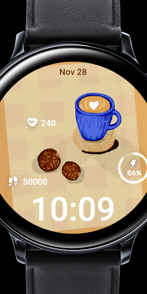 Coffee time Watch Face Screenshot 2