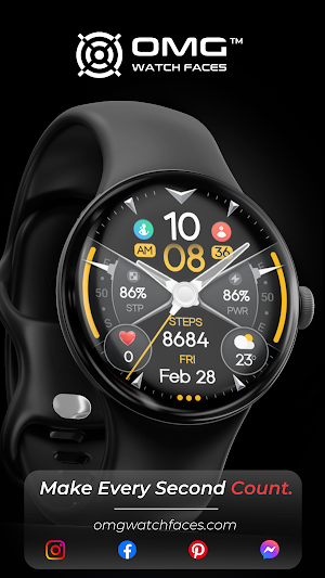 OMG 342 - Hybrid Watch Face Screenshot 2