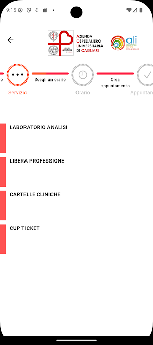 Eliminacode AOU Cagliari Screenshot 2
