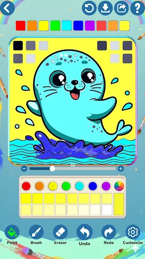Drawing Game: Colorful World Screenshot 3