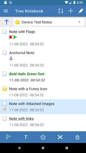Tree Notebook Screenshot 0