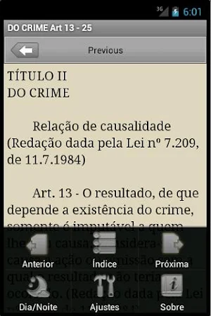 Código Penal Brasileiro Screenshot 1