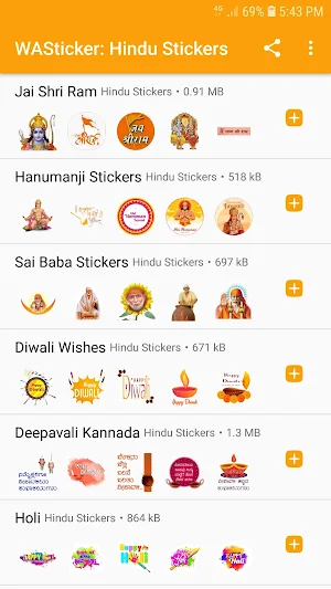 WASticker - Hindu Stickers Screenshot 0