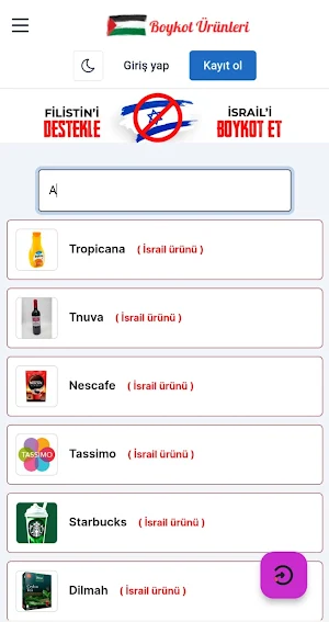 Boykot Ürünleri boykot listesi Screenshot 1