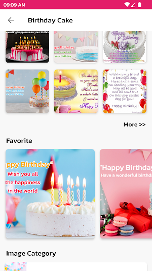Birthday Cake & Wishing Card Screenshot 1