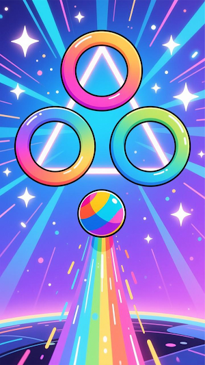 Colorful Rings Screenshot 0
