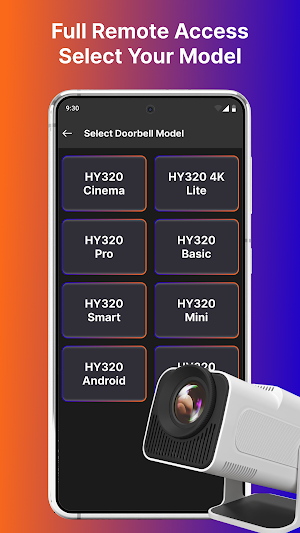 Hy320 Projector Remote Screenshot 1