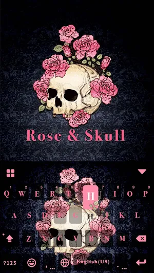 Roseskull Keyboard Theme Screenshot 0