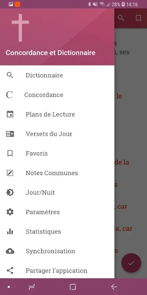 Concordance Biblique et Dictionnaire Bible d'Etude Screenshot 0