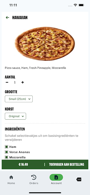 Papa Johns NL Screenshot 3