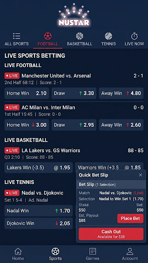 Nustar Casino Screenshot 2