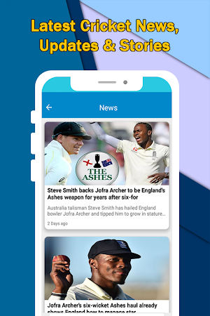 Cricgenix - Live cricket scores & update Screenshot 3