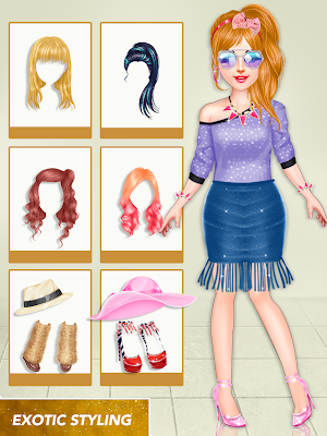 College Girl Dress Up Makeover: Fashion Game Screenshot 3