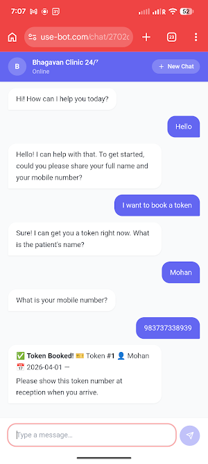 Use-Bot for Telegram Screenshot 0