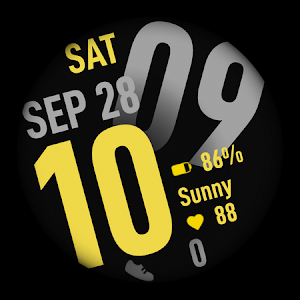 Super Digital- for wear os 5 Screenshot 1