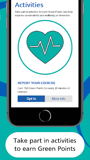 Homerton NHS; Green Rewards Screenshot 1