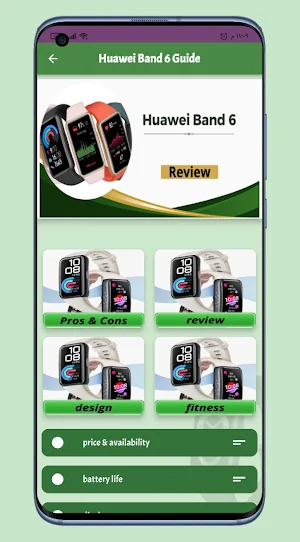 Huawei Band 6 Guide Screenshot 0