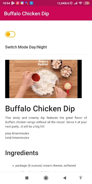 Italian Recipes Screenshot 1