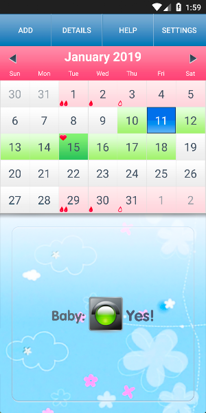 Period Tracker for Women: Menstrual Cycle Calendar Screenshot 0
