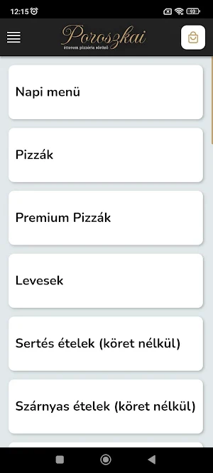 Poroszkai Étterem Screenshot 0