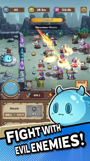Slime Castle - Idle TD Screenshot 0