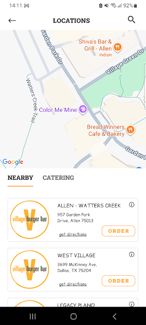 Village Burger Bar Screenshot 1