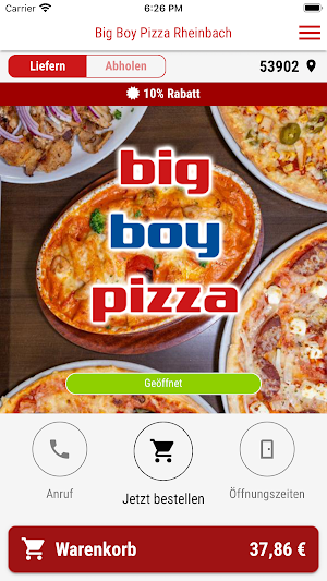 Big Boy Pizza Rheinbach Screenshot 0