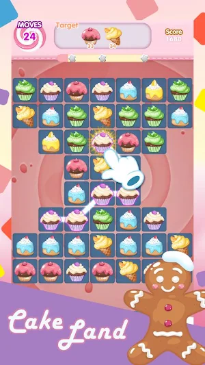 Cake Land - Line Match 3 Screenshot 1