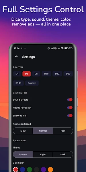 Dice Roller and Shaker Screenshot 3