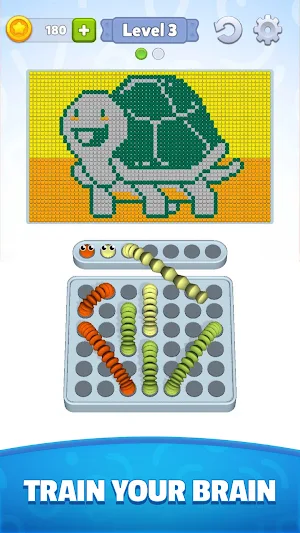Tubes Jam – Thread Art Puzzle Screenshot 1