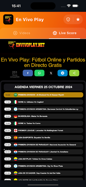 En Vivo Play Screenshot 2