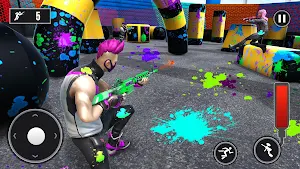 Paintball Shooter War Arena: Color Shooting Games Screenshot 0