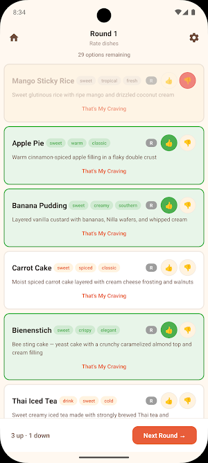 Crave Path: What Should I Eat? Screenshot 2