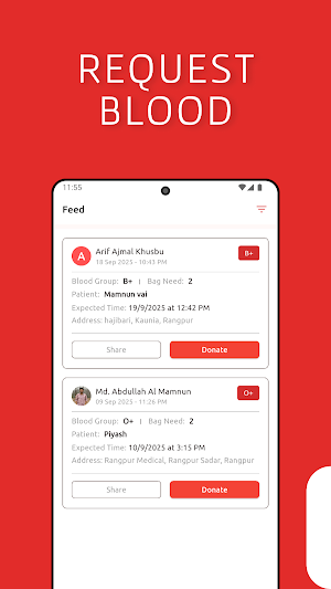 Blood Finder Screenshot 2