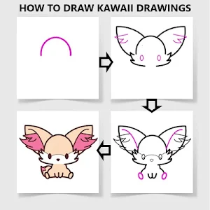 How To Draw Kawaii Drawings Screenshot 0