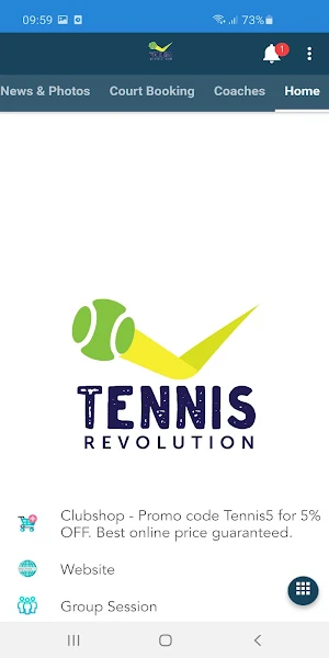 Tennis Revolution Screenshot 1