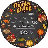 BFF1- Thanksgiving hand drawn