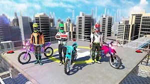 Bike Stunts 3D - Rooftop Challenge Screenshot 1